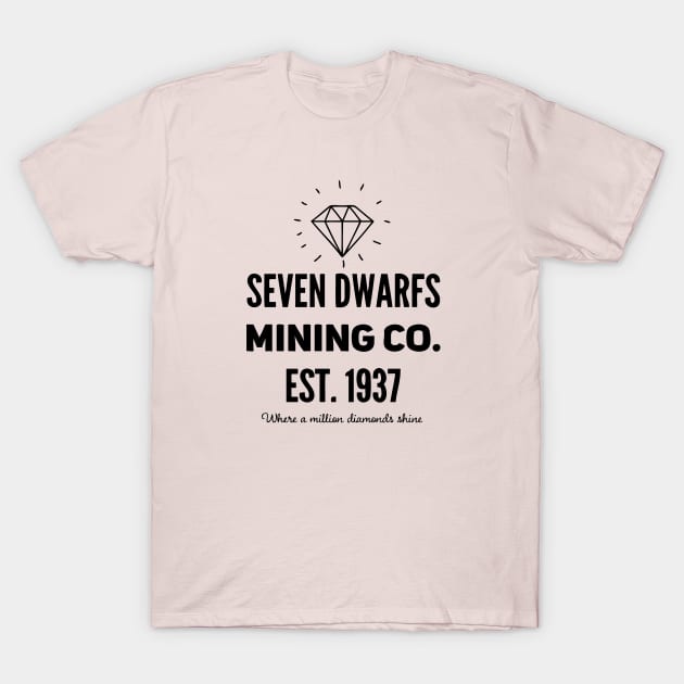 Seven Dwarfs Mining Co. T-Shirt by Summyjaye